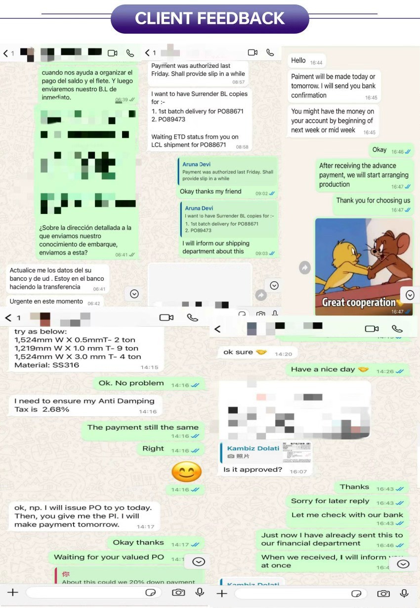 Customer feedback Customer feedback